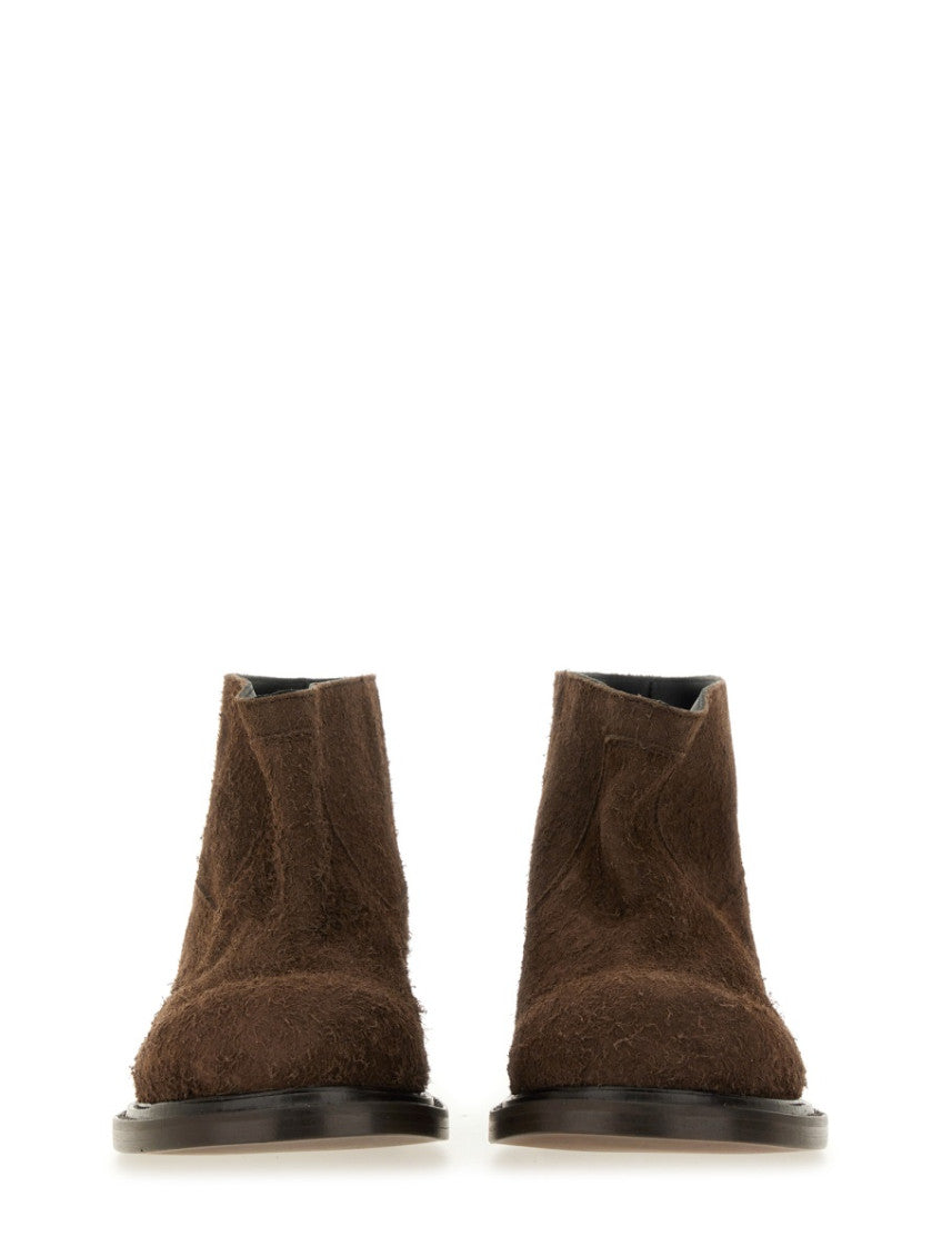 Brown Solid Olivia Boots 4