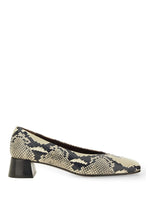 Beige Printed Pumps 1