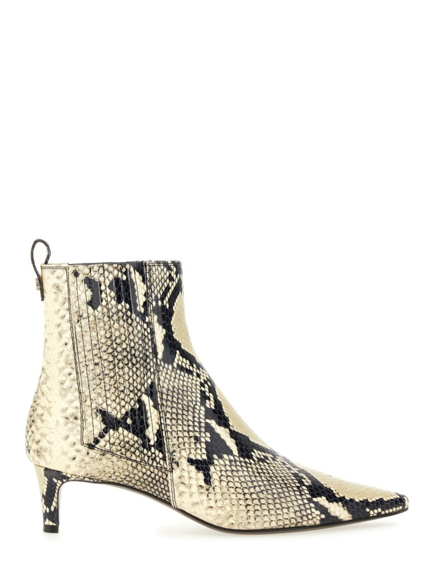 Beige Printed Temis Boots 1
