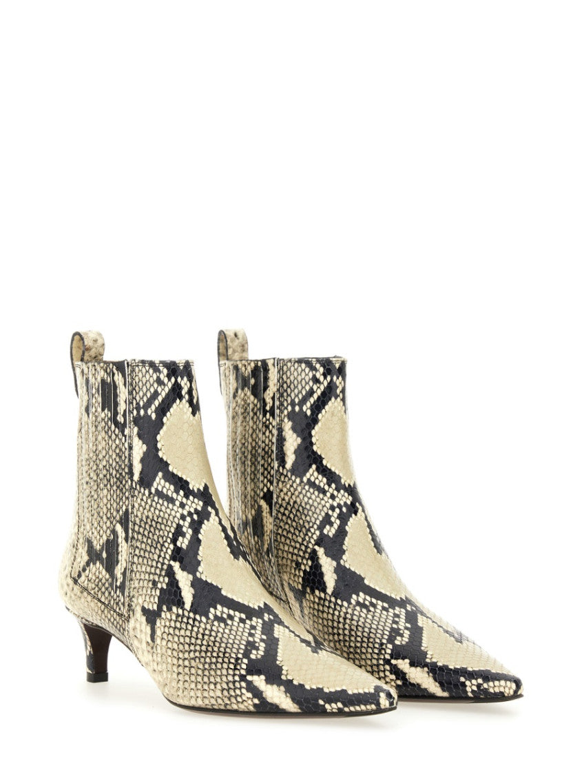 Beige Printed Temis Boots 2
