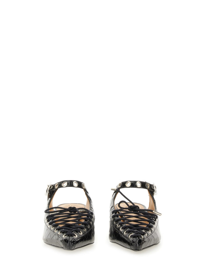 Black Leather Mules 4