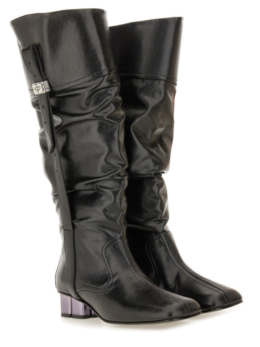 Black Slouchy Boots 2