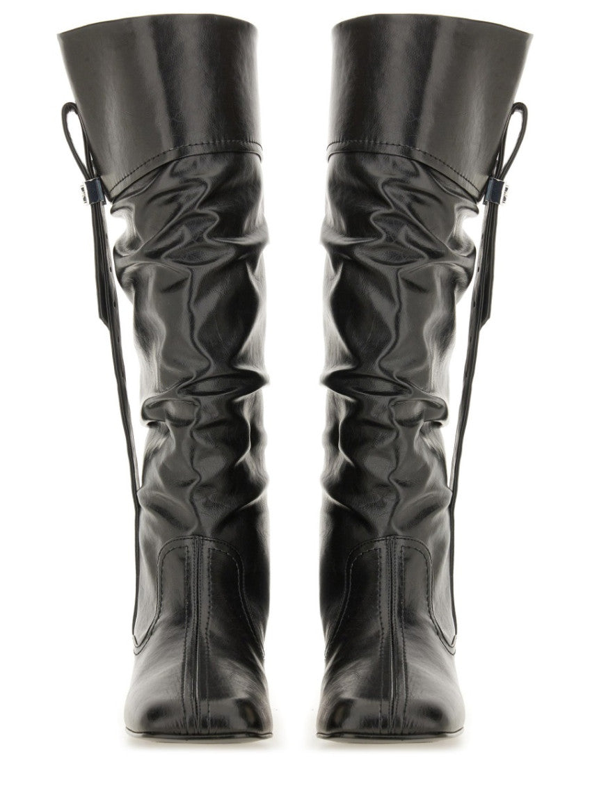 Black Slouchy Boots 3