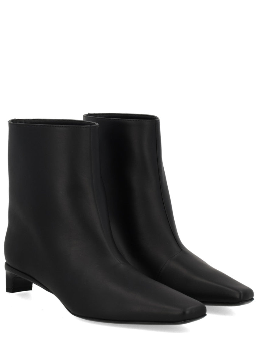 Black Solid Celine Boots 2
