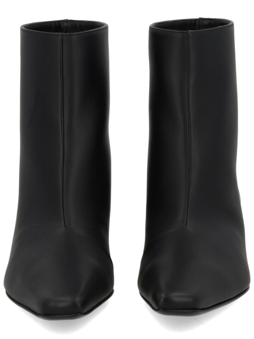 Black Solid Celine Boots 4