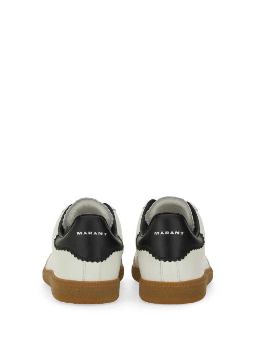 White Lace up Sneakers 3