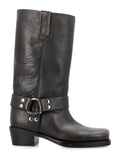 Black Leather Boots 1