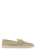 Beige Suede Loafers 1