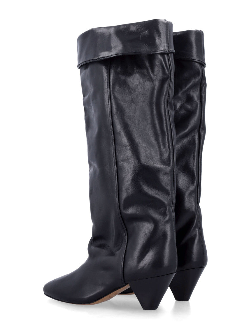 Black Leather Boots 4