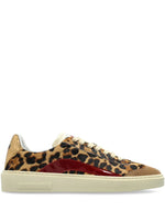 Leopard Print Lace Up Sneakers 1
