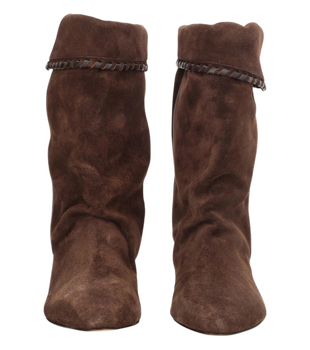 Brown Pointed Toe Boots 3