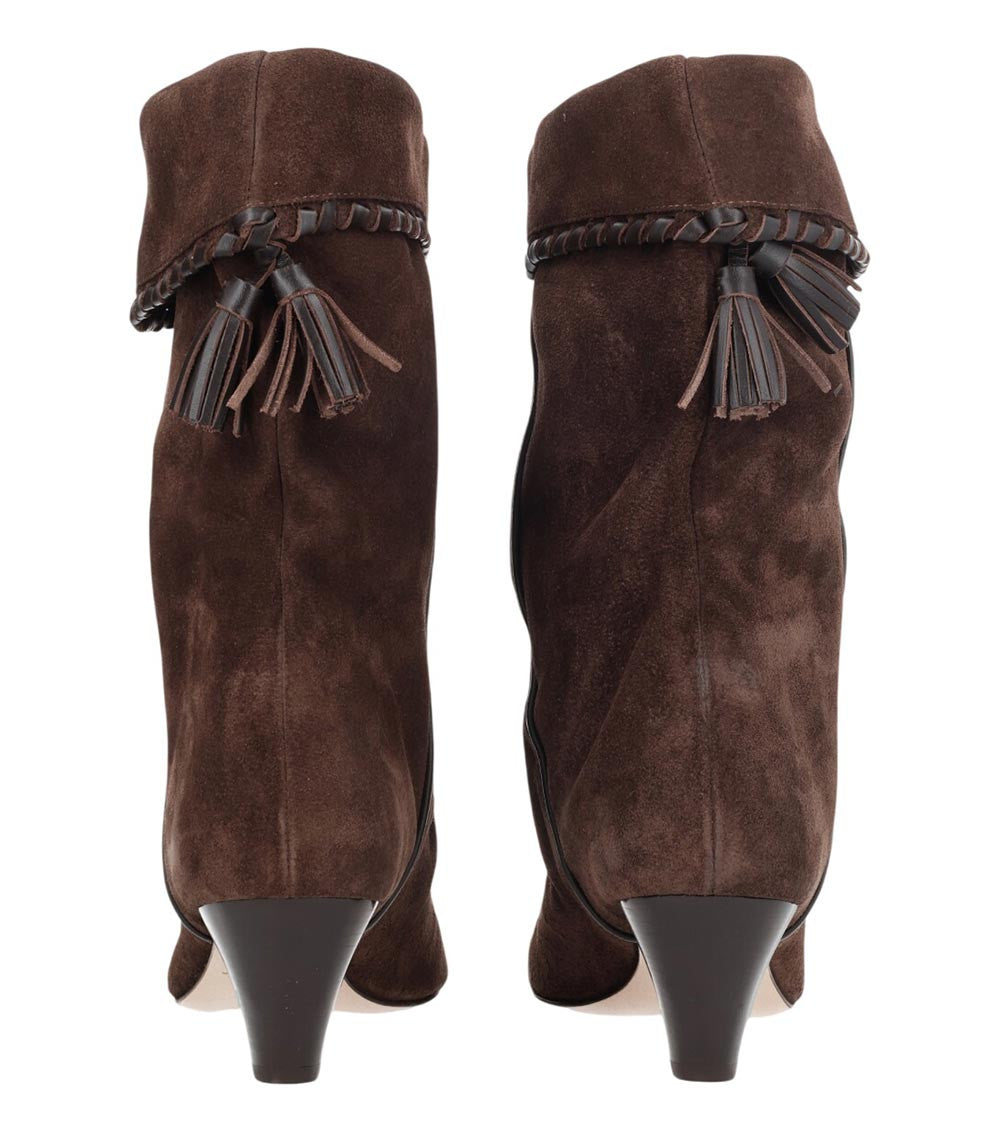 Brown Pointed Toe Boots 4