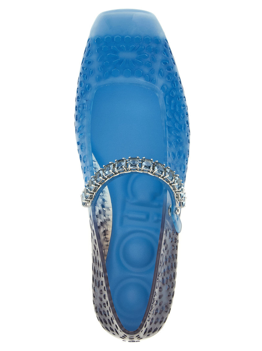 Blue Color Block Ballet Flat 3