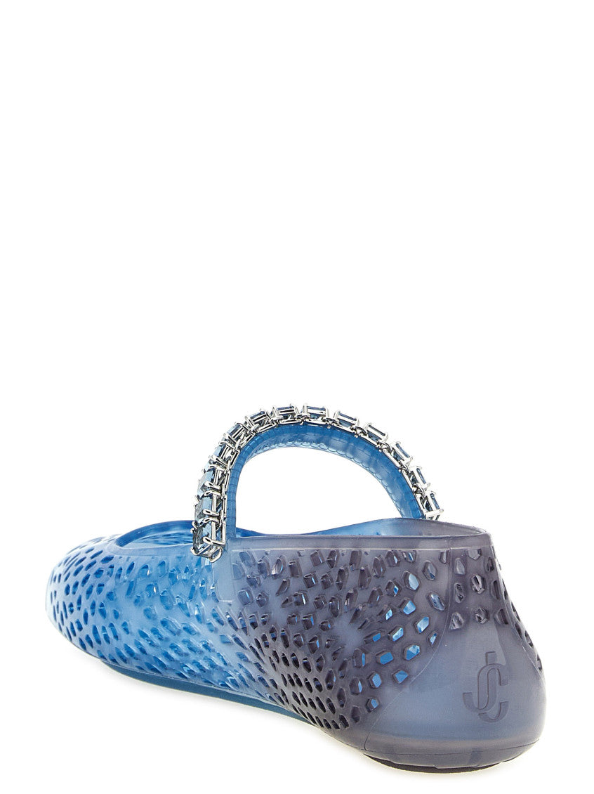 Blue Color Block Ballet Flat 4