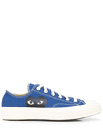 Blue Lace Up Sneakers 1