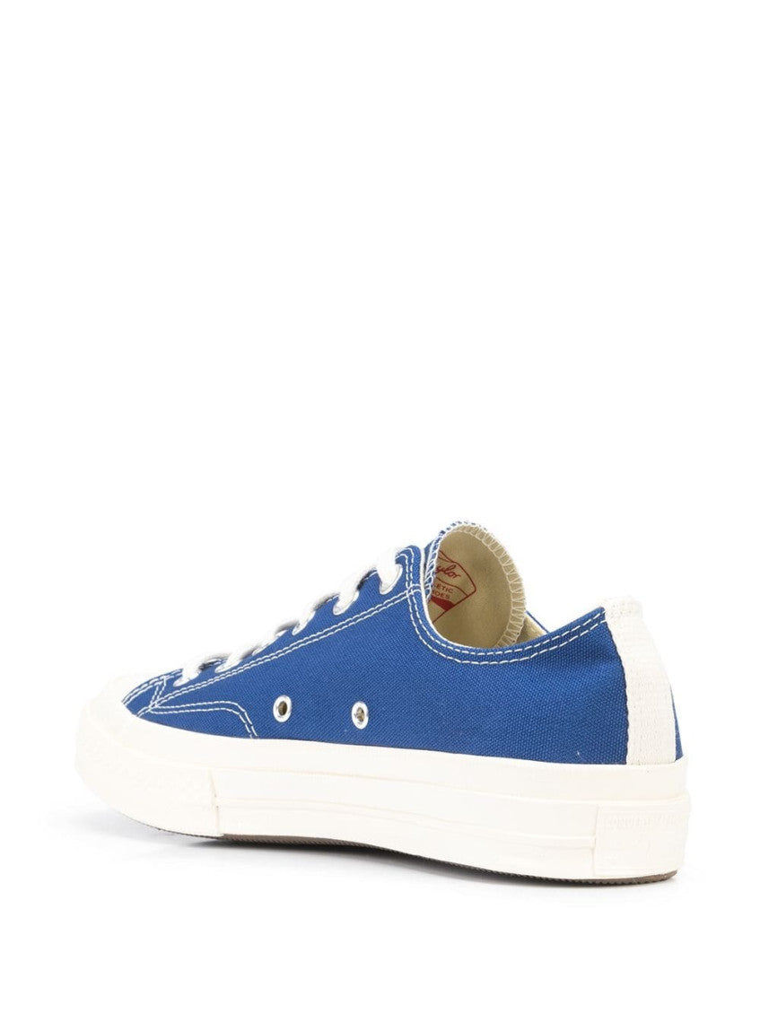 Blue Lace Up Sneakers 2