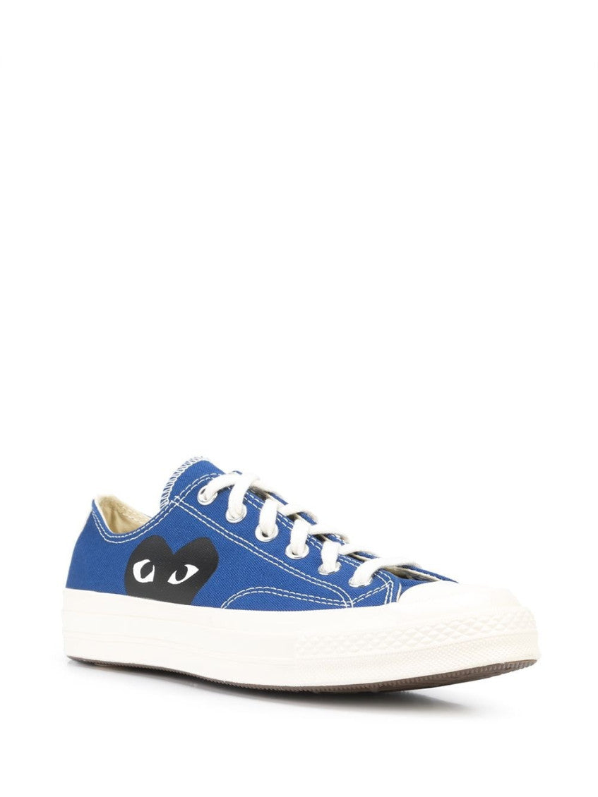 Blue Lace Up Sneakers 3