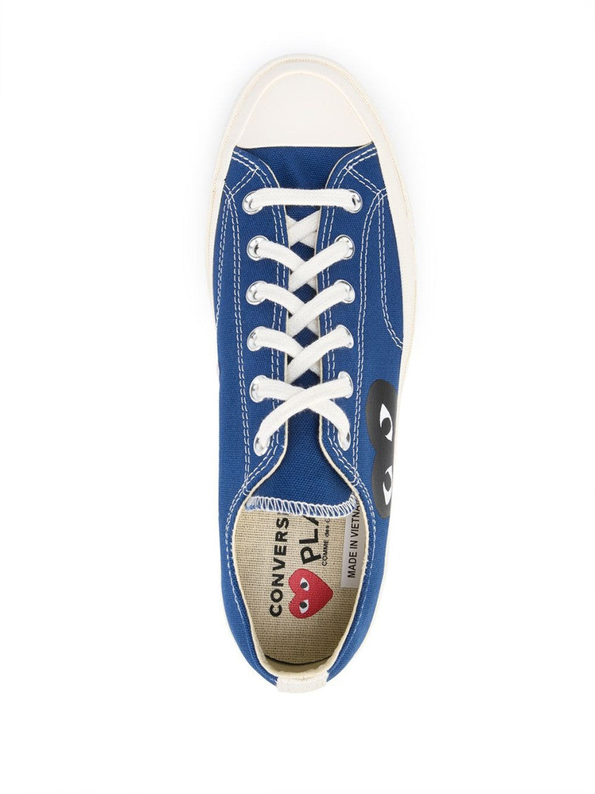 Blue Lace Up Sneakers 4