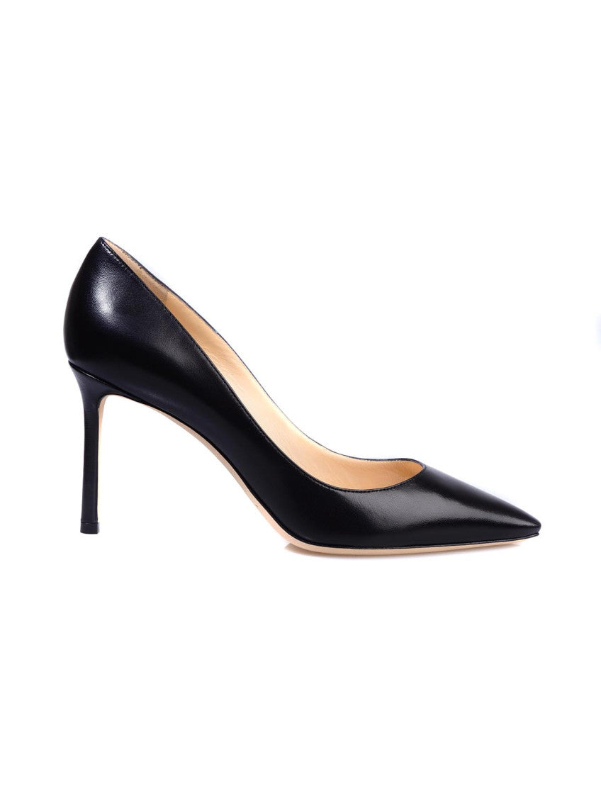 Black Leather Pumps 1
