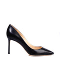 Black Leather Pumps 1