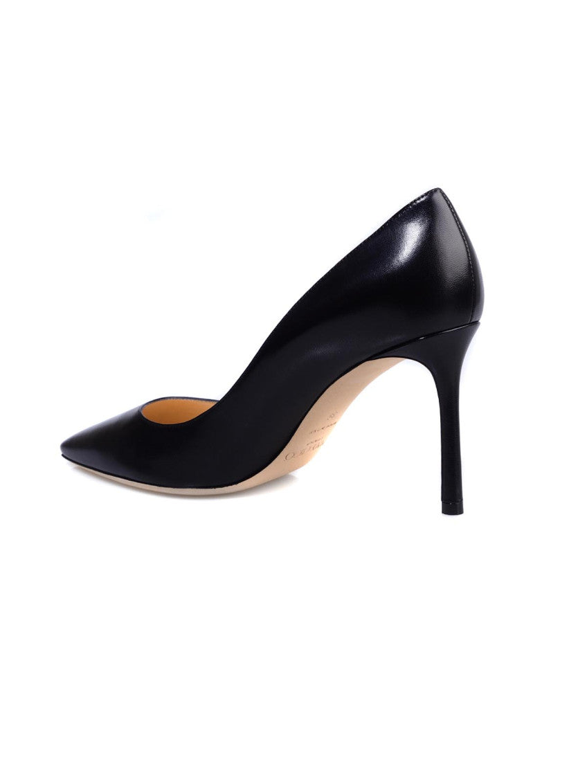 Black Leather Pumps 2