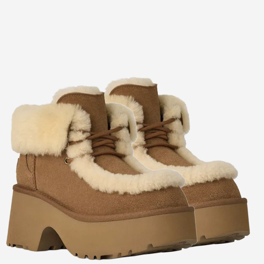 Brown Lace-up Boots 2