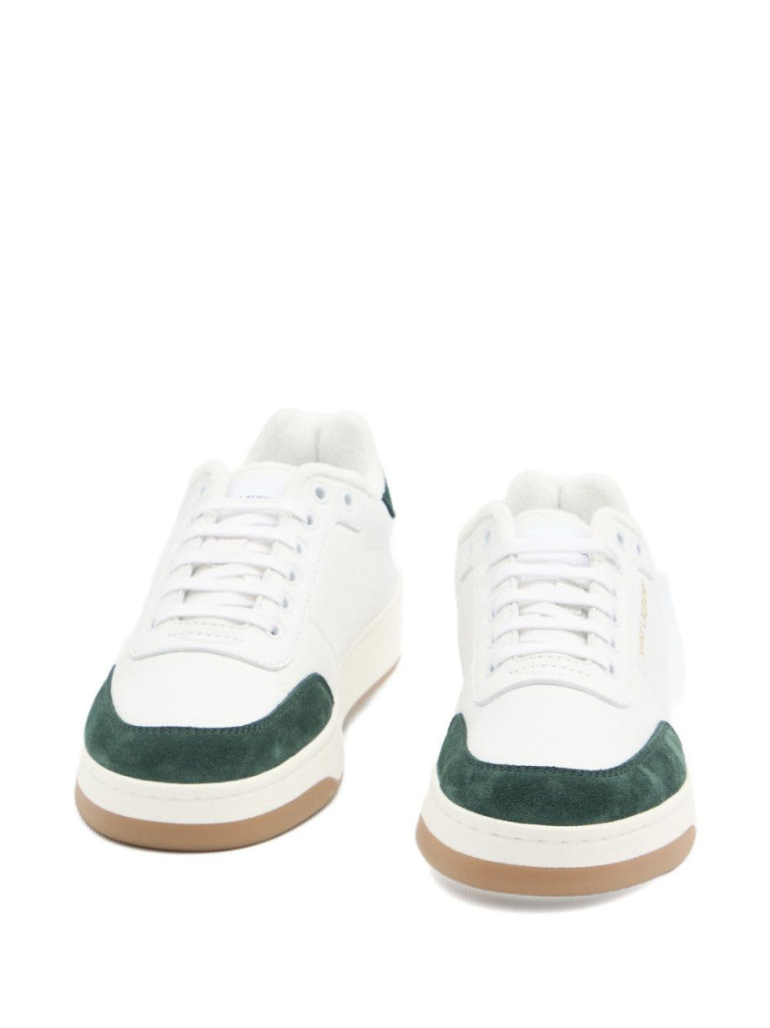 White Lace Up Sneakers 4