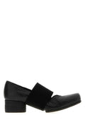 Black Leather Pumps 1
