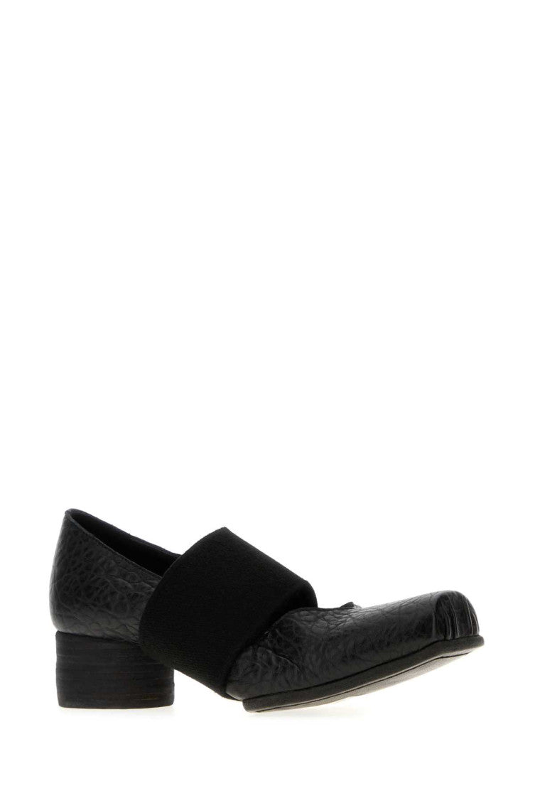 Black Leather Pumps 2