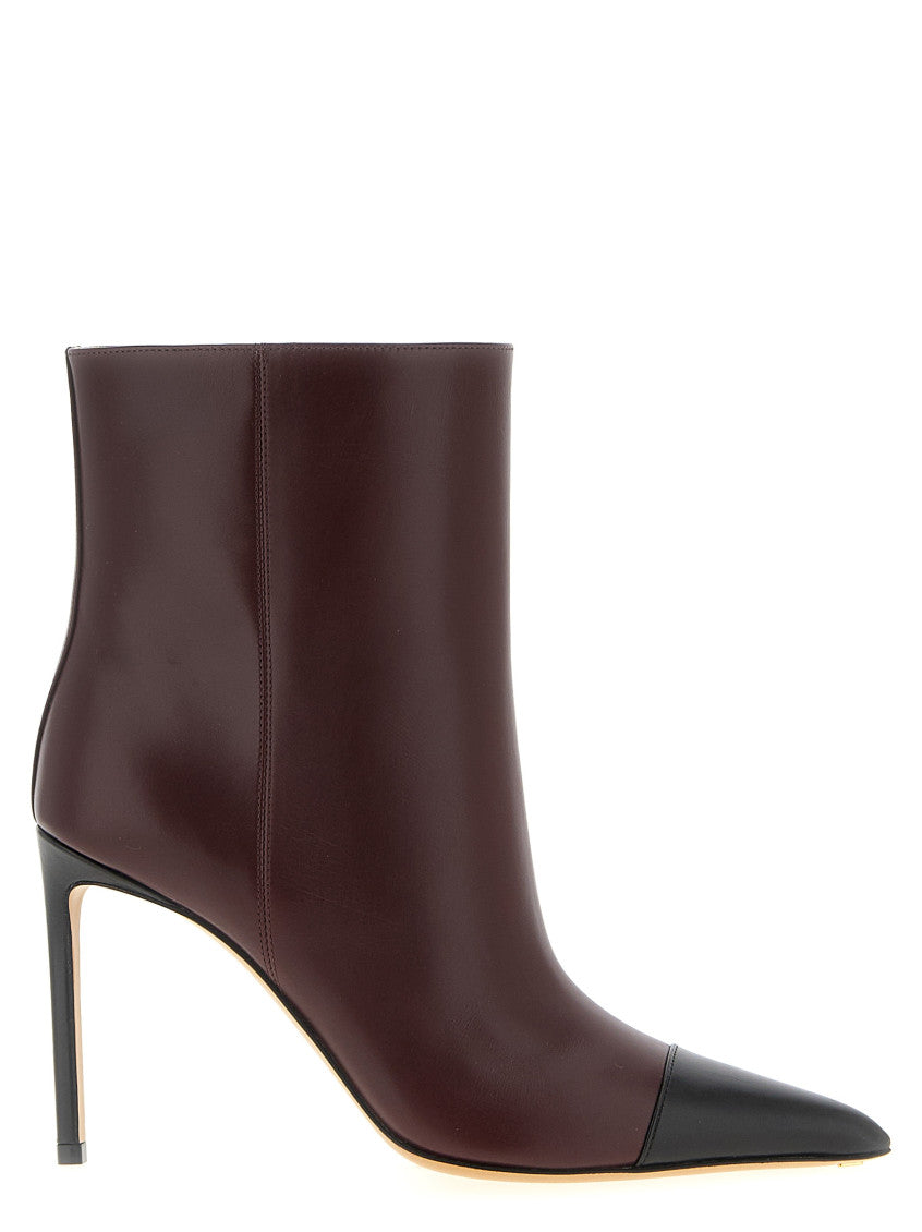 Maroon Ankle Boots 1