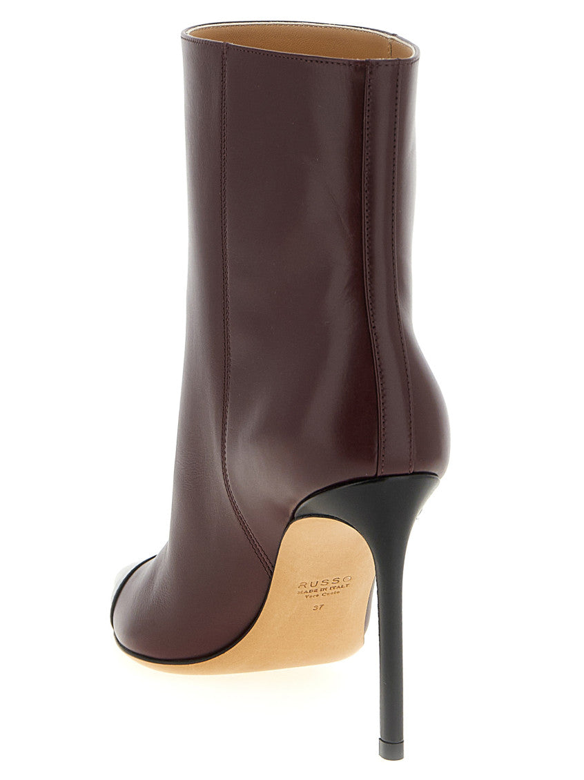 Maroon Ankle Boots 3