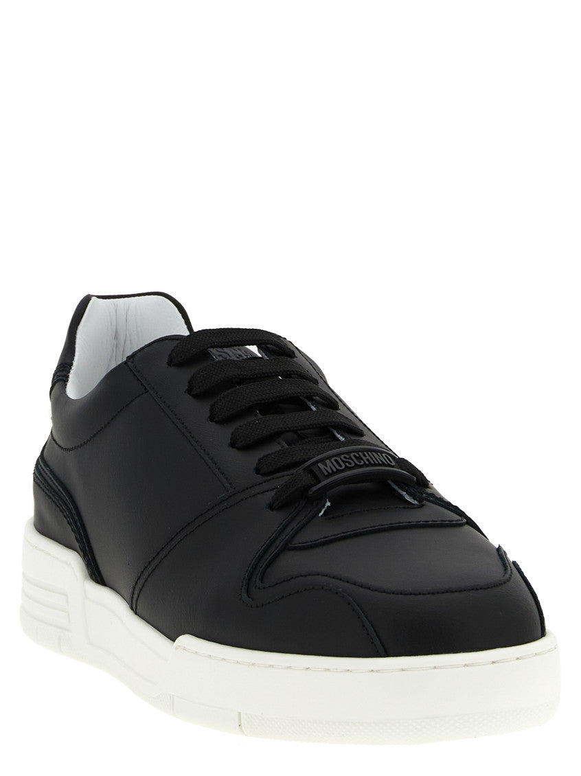 Black Lace Up Sneakers 2