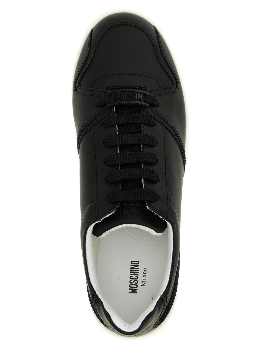 Black Lace Up Sneakers 4