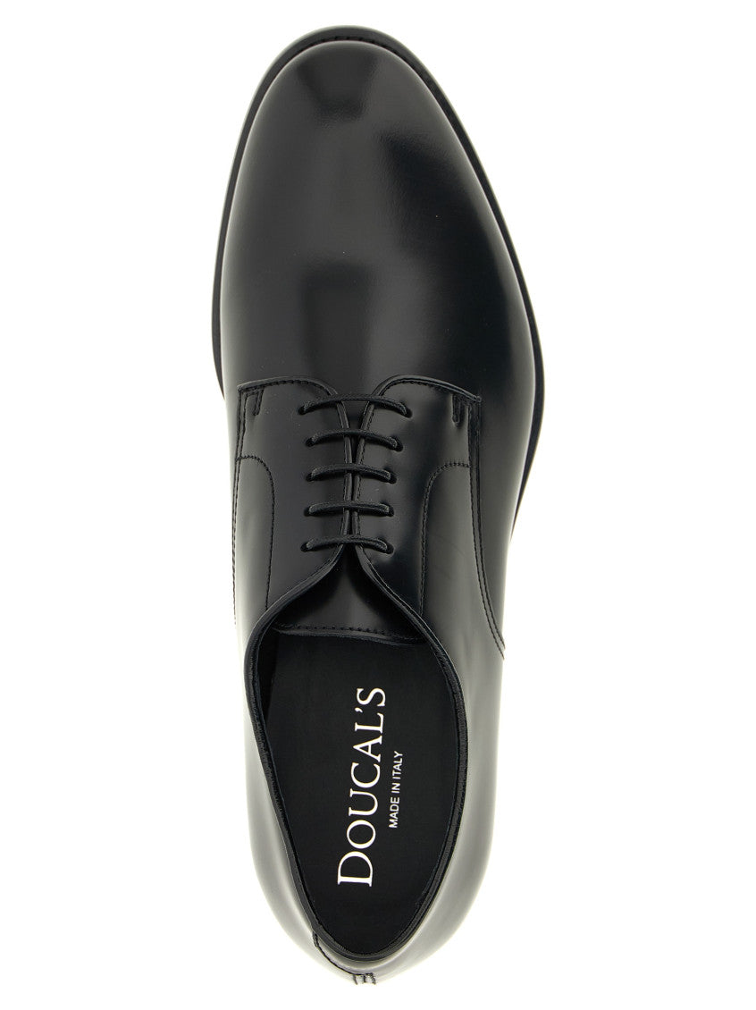 Black Leather Lace Up Shoes 4