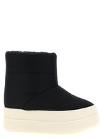 BlackWhite Low Ankle Boots 1