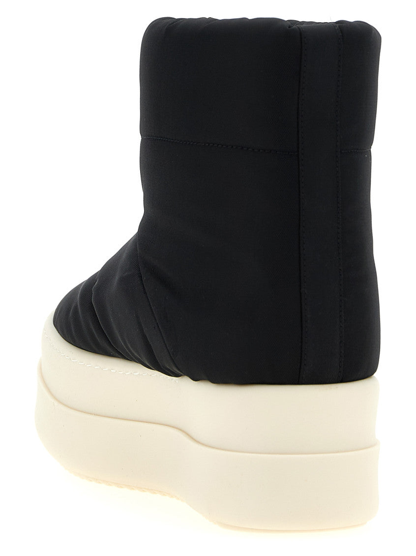 BlackWhite Low Ankle Boots 3