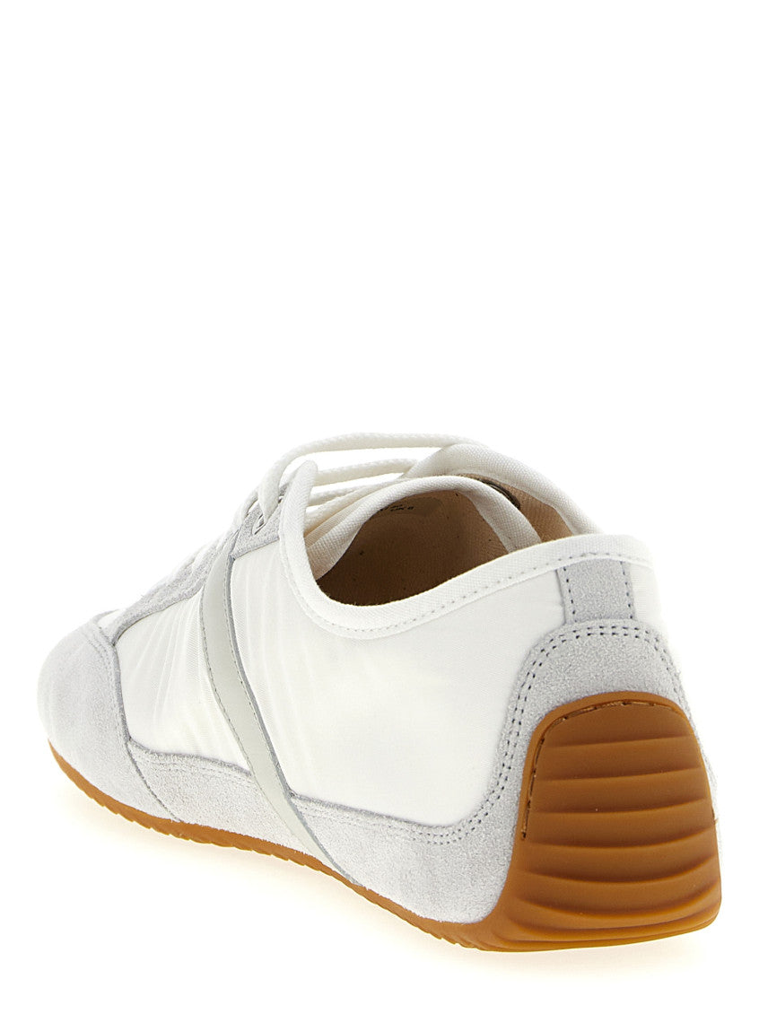 White Lace Up Sneakers 3