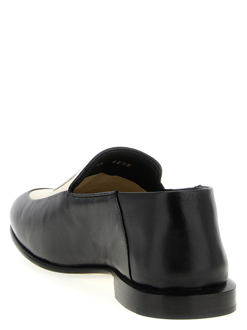 Black Two-Tone Leather Loafers 3