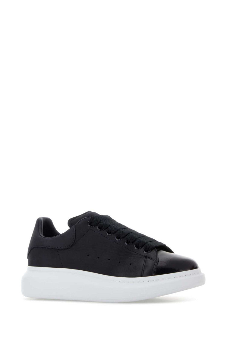 Black Leather Sneakers 1
