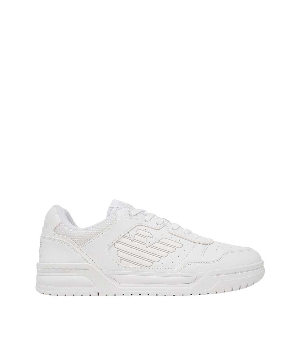 White Logo Sneakers 1