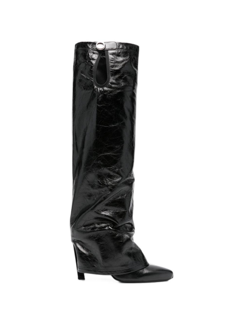 Black Pointed-toe Boots 1