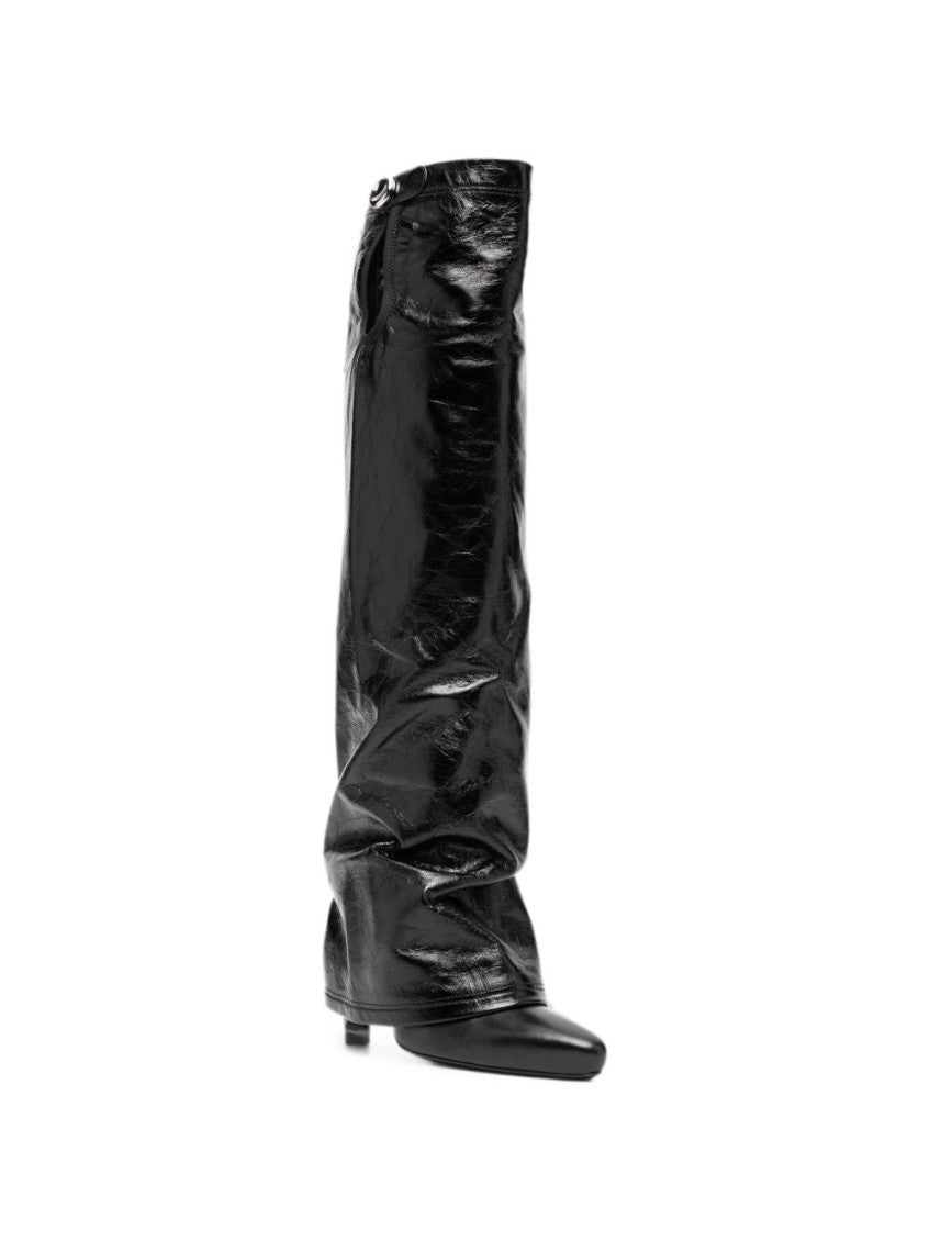 Black Pointed-toe Boots 2
