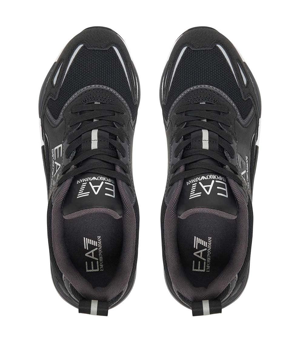 Black Side-Logo Sneakers 4