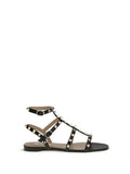 Black Rockstud Sandals 1