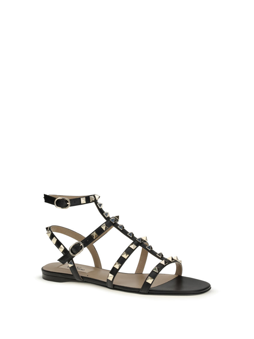 Black Rockstud Sandals 2