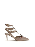 Beige Rockstud Pumps 1