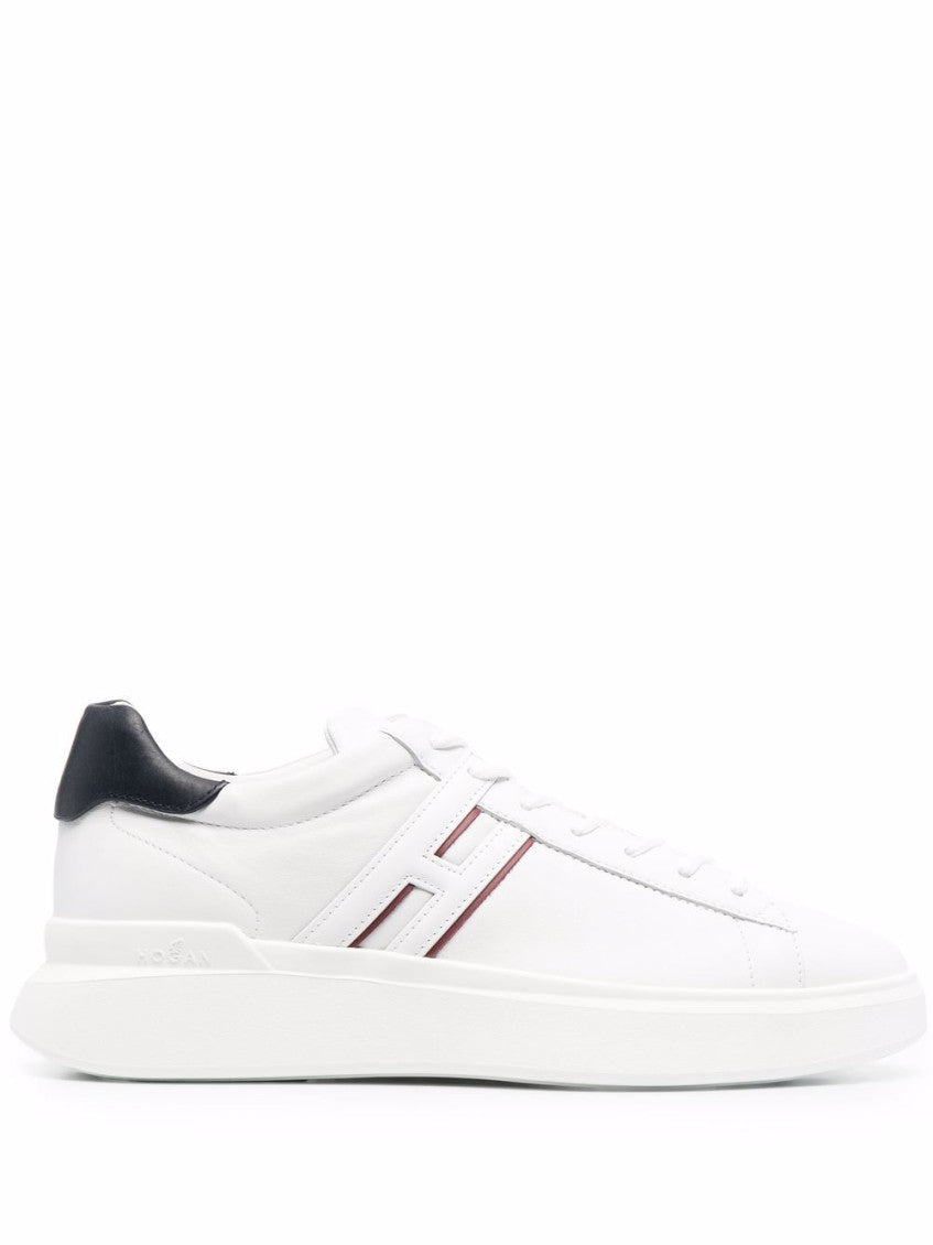 White H580 Leather Sneakers 1