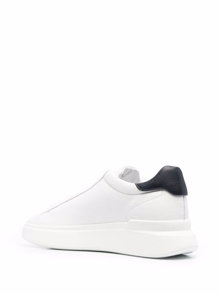 White H580 Leather Sneakers 3