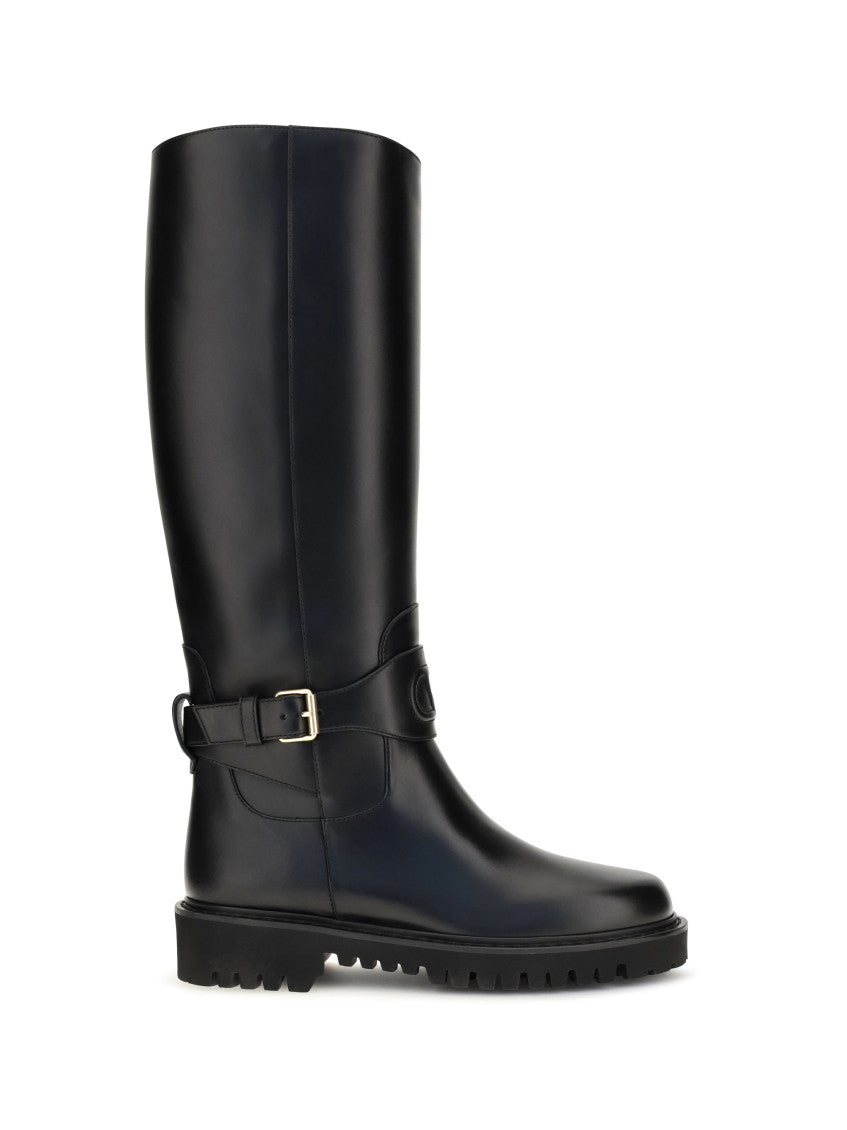 Black Leather Boots 1