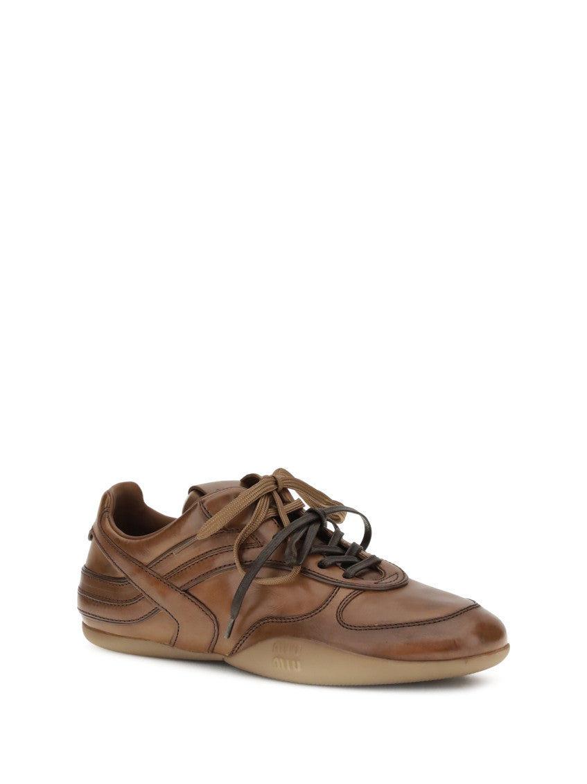Brown Allacciate Sneakers 2
